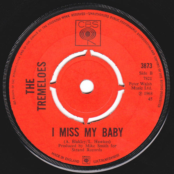The Tremeloes : I Shall Be Released (7", Single)