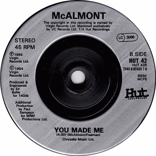 David McAlmont : Either (7", Single)
