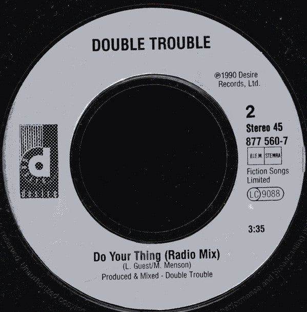 Double Trouble : Love Don't Live Here Anymore (7", Single)