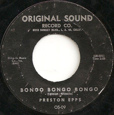 Preston Epps : Bongo Bongo Bongo / Hully Gully Bongo (7")