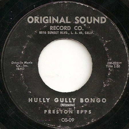 Preston Epps : Bongo Bongo Bongo / Hully Gully Bongo (7")