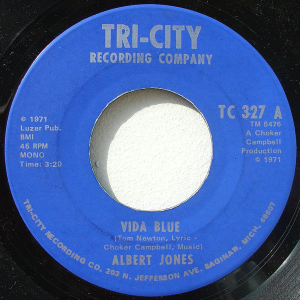 Albert Jones (3) / Tom Newton (4) : Vida Blue (7", Mono)