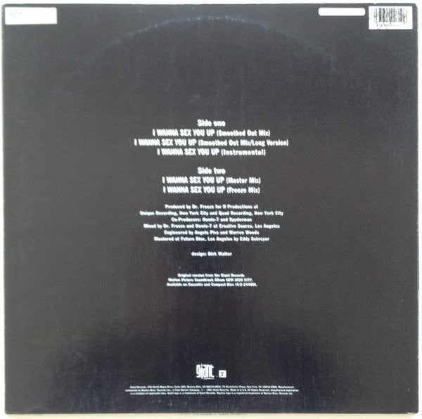 Color Me Badd : I Wanna Sex You Up (12", Maxi)