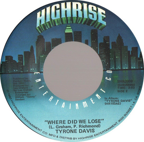 Tyrone Davis : A Little Bit Of Loving (Goes A Long Way) (7")