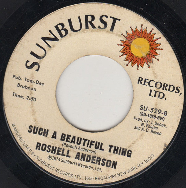 Roshell Anderson : Grapevine Will Lie Sometimes (7", Single)
