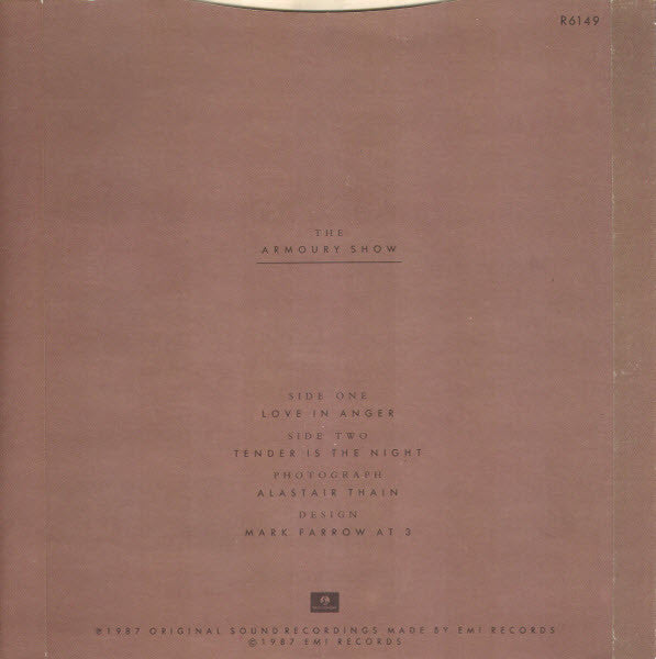 The Armoury Show : Love In Anger (7", Single)
