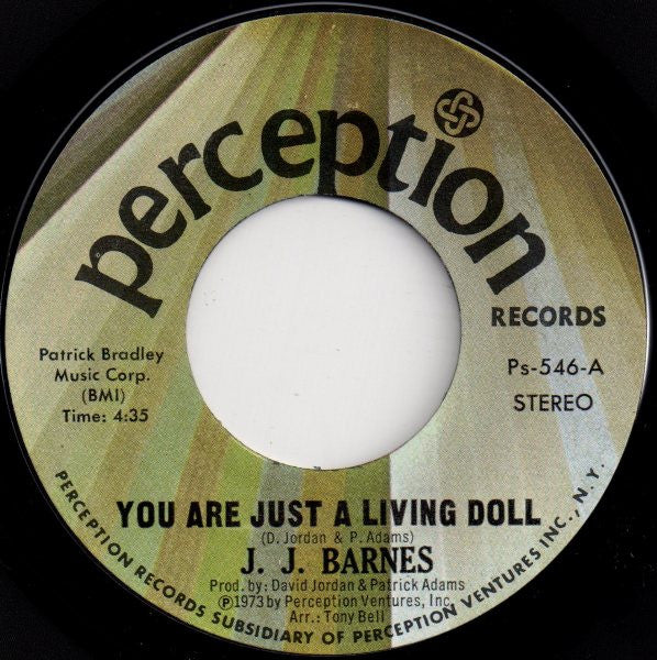 J. J. Barnes : You Are Just A Living Doll (7", Single, Styrene)