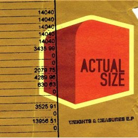 Actual Size : Weights & Measures E.P (CD, EP)