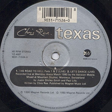 Chris Rea : Texas (12", EP)