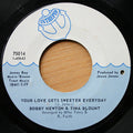 Bobby Newton & Tina Blount : Your Love Gets Sweeter Everyday (7", Single, Styrene)