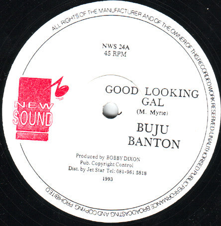 Buju Banton : Good Looking Gal (12")