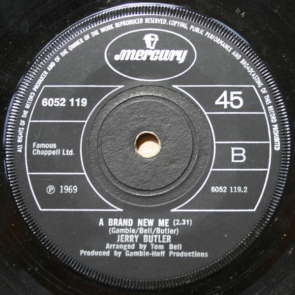Jerry Butler : Moody Woman (7", Single, Sol)