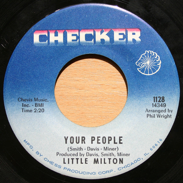 Little Milton : My Baby's Something Else / Your People (7")