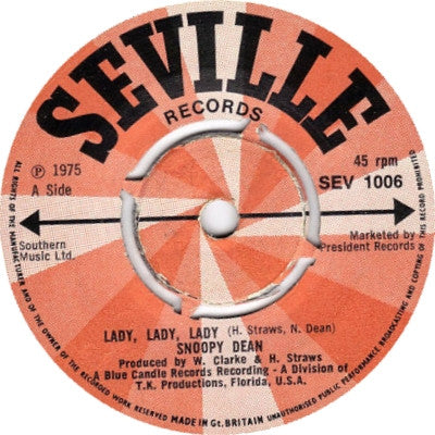 Snoopy Dean : Lady, Lady, Lady (7")