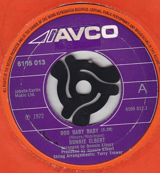 Donnie Elbert : Ooo Baby Baby (7", Single)