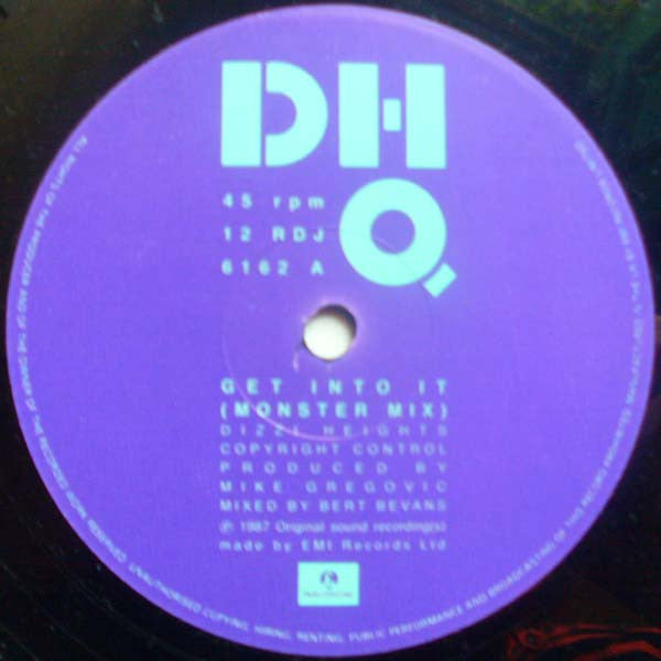Dizzi Heights With Dizzi Heights Quartet : Get Into It (12", Promo)