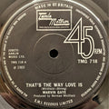 Marvin Gaye : That's The Way Love Is  (7", Single, Sol)