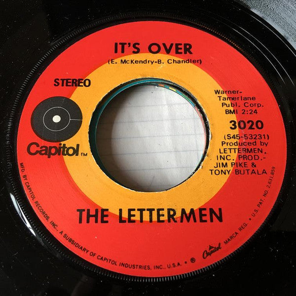 The Lettermen : Everything Is Good About You / It's Over (7")