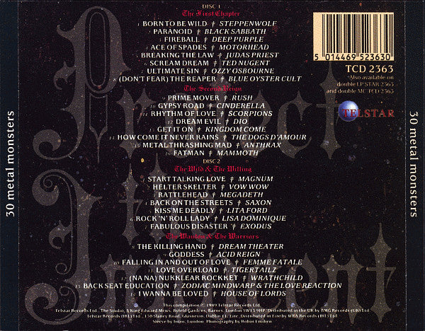 Various : Protect The Innocent - 30 Metal Monsters (2xCD, Comp)
