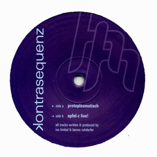 Kontrasequenz : Protoplasmatisch / Apfel-Z Live! (12")