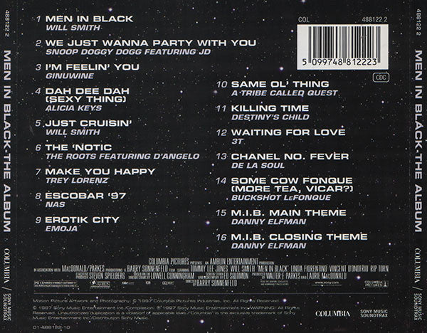 Various : Men In Black (The Album) (CD, Album)