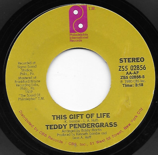 Teddy Pendergrass : Nine Times Out Of Ten (7", Single)