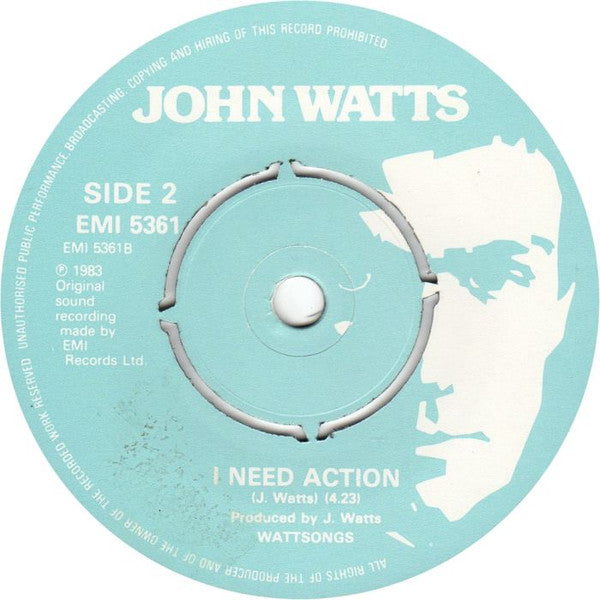 John Watts : I Smelt Roses (In The Underground) (7", Single)
