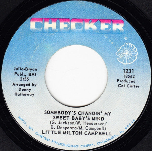 Little Milton : I'm Tired / Somebody's Changin' My Sweet Baby's Mind (7", Single, Phi)