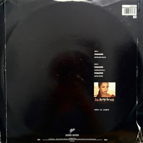 Sade : Paradise (Extended Remix) (12", Single)