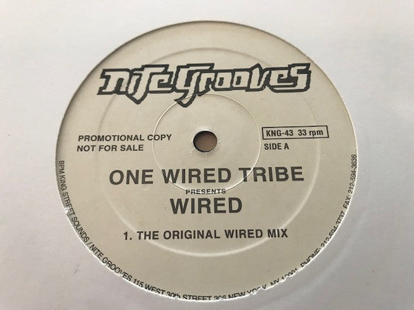 One Wired Tribe : Wired (12", Promo)