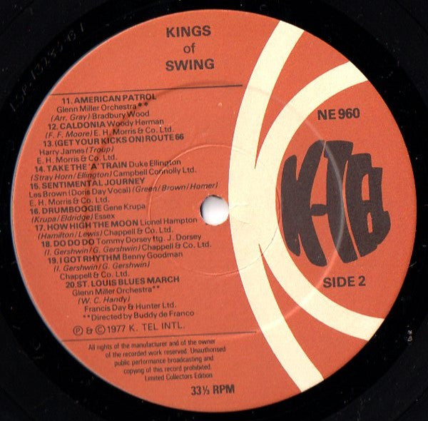 Various : Kings Of Swing (LP, Comp)