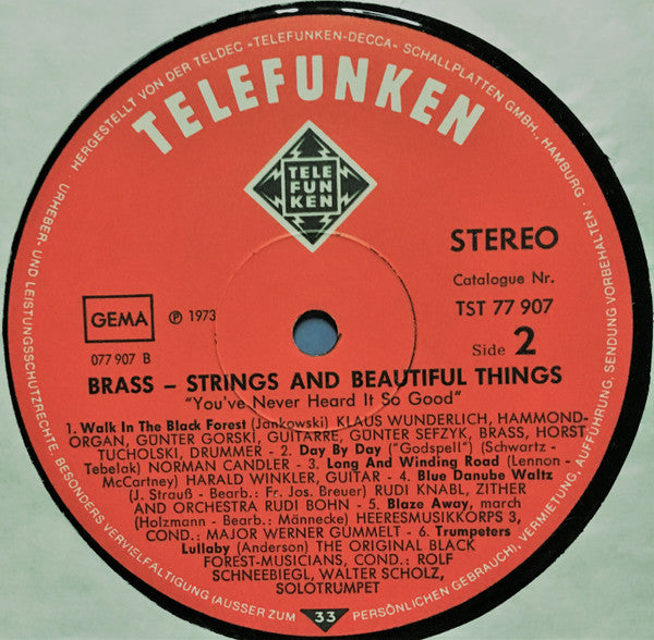Various : Brass-Strings And Beautiful Things (LP, Comp)