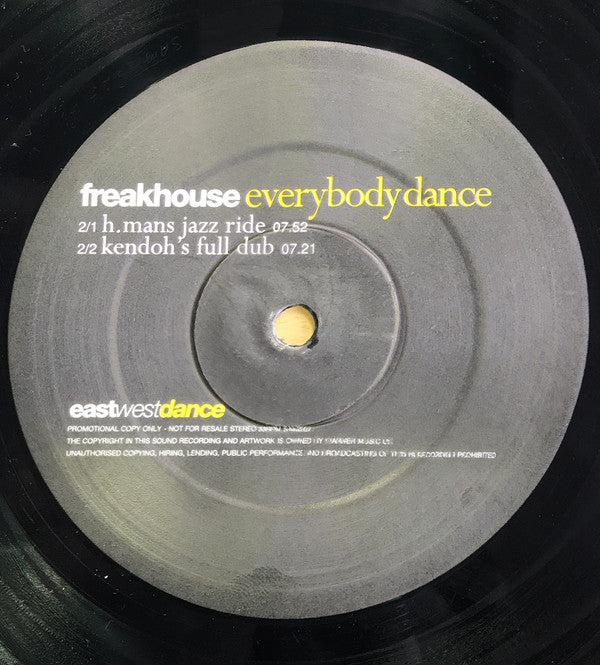 Freak House : Everybody Dance (12", Promo)