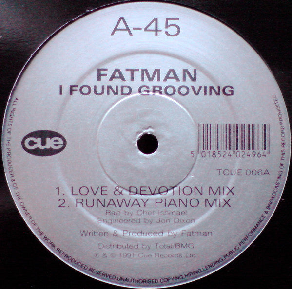 Fatman : I Found Grooving (12")