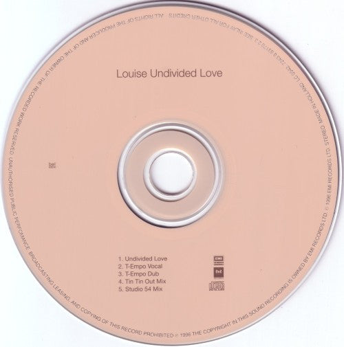 Louise : Undivided Love (The Mixes) (CD, Maxi)