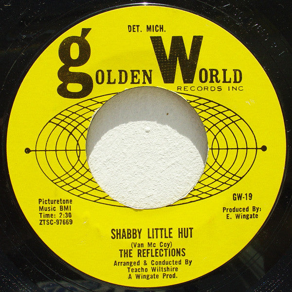 The Reflections (2) : Shabby Little Hut / You're My Baby (And Don't You Forget It) (7", Mono, Ter)