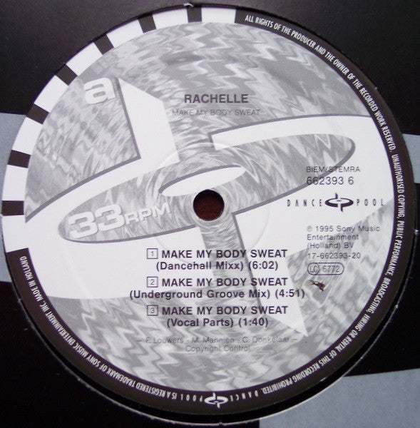 Rachelle (3) : Make My Body Sweat (12")