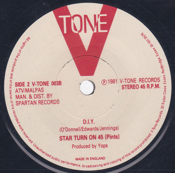 Star Turn on 45 Pints : Star Turn On 45 (Pints) (7", Single)