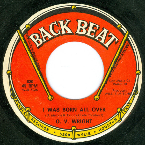 O.V. Wright : When You Took Your Love From Me (7", Single)