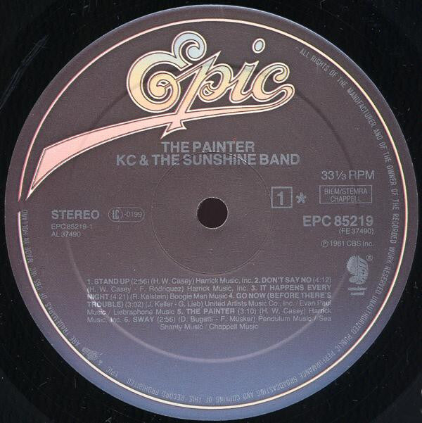KC & The Sunshine Band : The Painter (LP, Album)