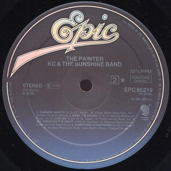 KC & The Sunshine Band : The Painter (LP, Album)