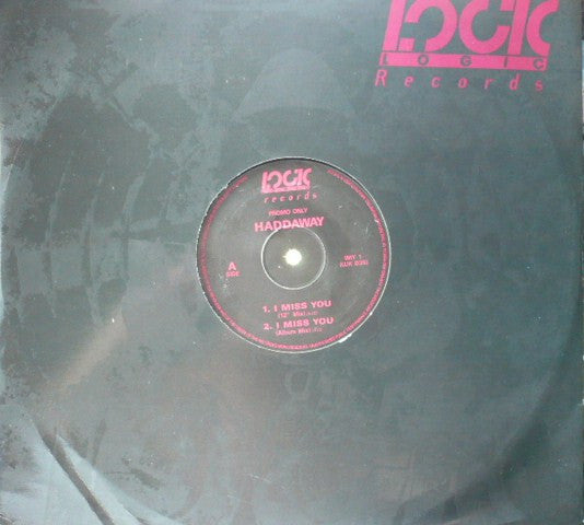 Haddaway : I Miss You (12", Promo)