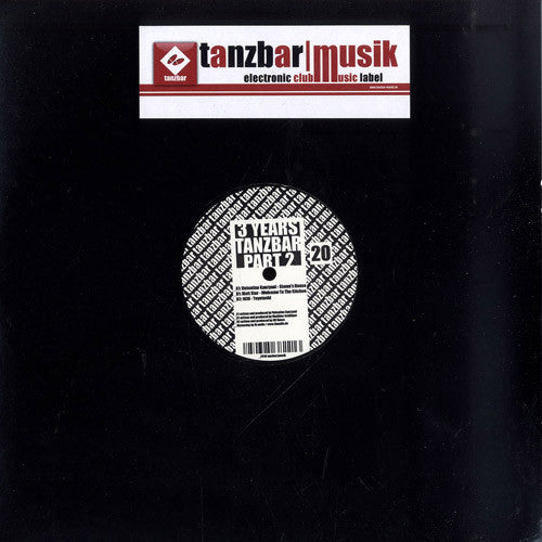 Various : 3 Years Tanzbar Part 2 (12", Comp)