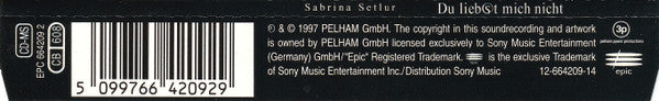 Sabrina Setlur : Du Liebst Mich Nicht (CD, Maxi)