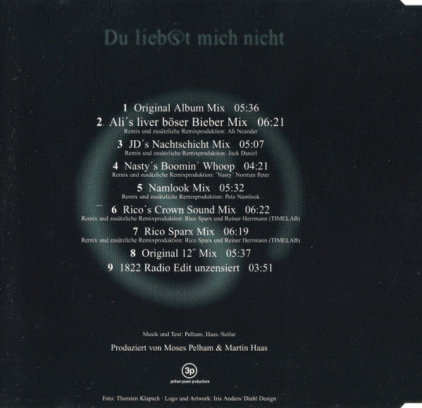 Sabrina Setlur : Du Liebst Mich Nicht (CD, Maxi)