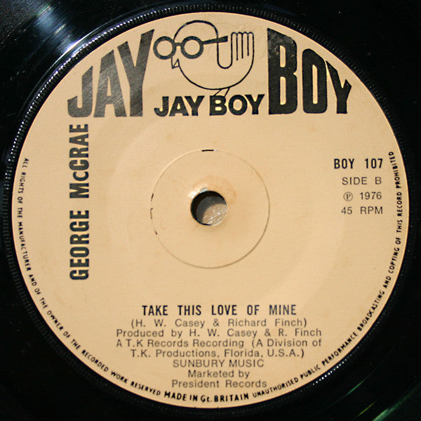 George McCrae : Honey 1 (7", Single, Sol)