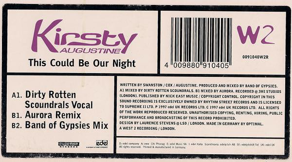 Kirsty Augustine : This Could Be Our Night (12")