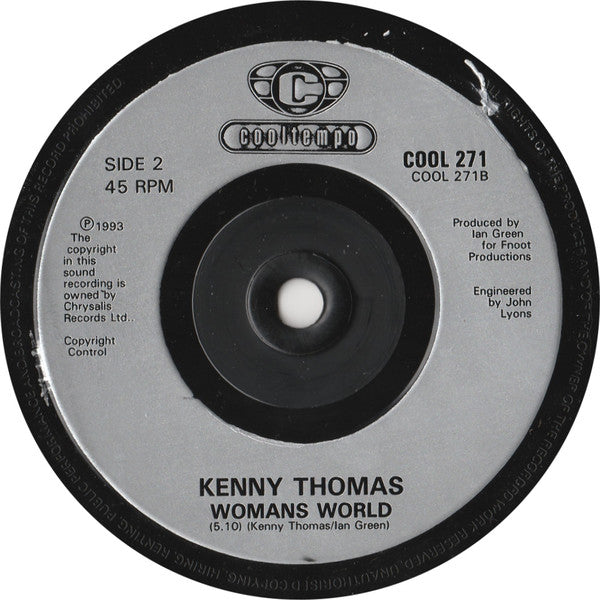 Kenny Thomas : Stay (7", Single, Sil)