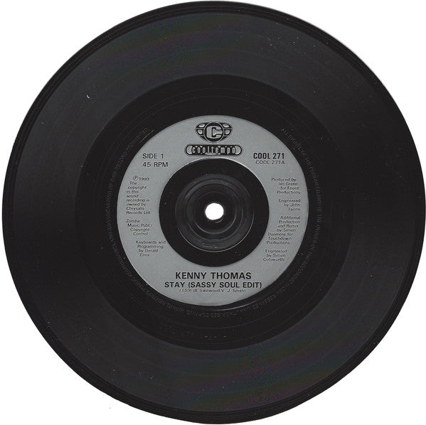Kenny Thomas : Stay (7", Single, Sil)