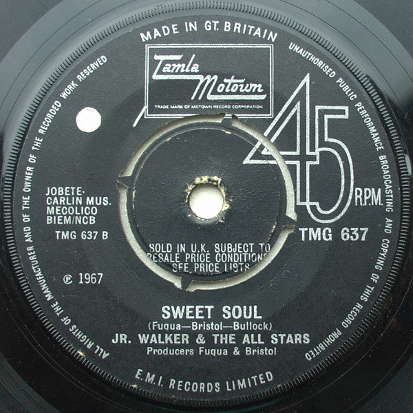 Junior Walker & The All Stars : Come See About Me  (7", 4-P)